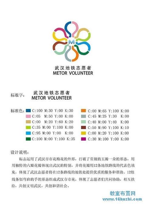 志愿者标志徽标设计图片与说明武汉地铁志愿者